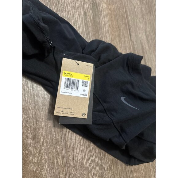New Nike Women's One Relaxed Dri-Fit Short-Sleeve Top S loose oversize fit black - Picture 4 of 11